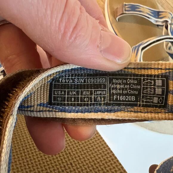 Women's Teva Midform Universal Damen Adjustable Comfy Hiking Sandals Size 10 - Picture 7 of 9